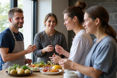 Immagine di workshop sulla nutrizione di gruppo